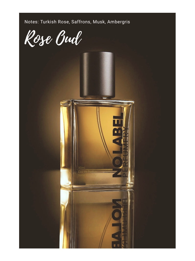 No Label Perfumery 30ml Eau De Parfum – Long Lasting - Halal-Compliant - Travel-Safe