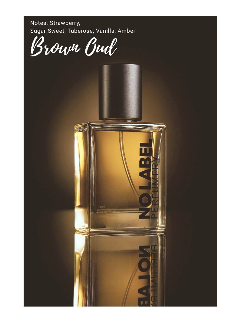 No Label Perfumery 30ml Eau De Parfum – Long Lasting - Halal-Compliant - Travel-Safe