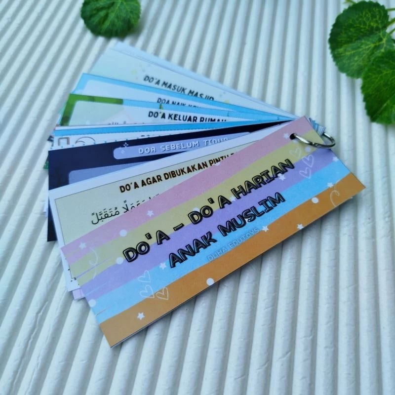 Flashcard/Postcards Doa Harian – 16 Lembaran | Artpaper | 14×4.5cm