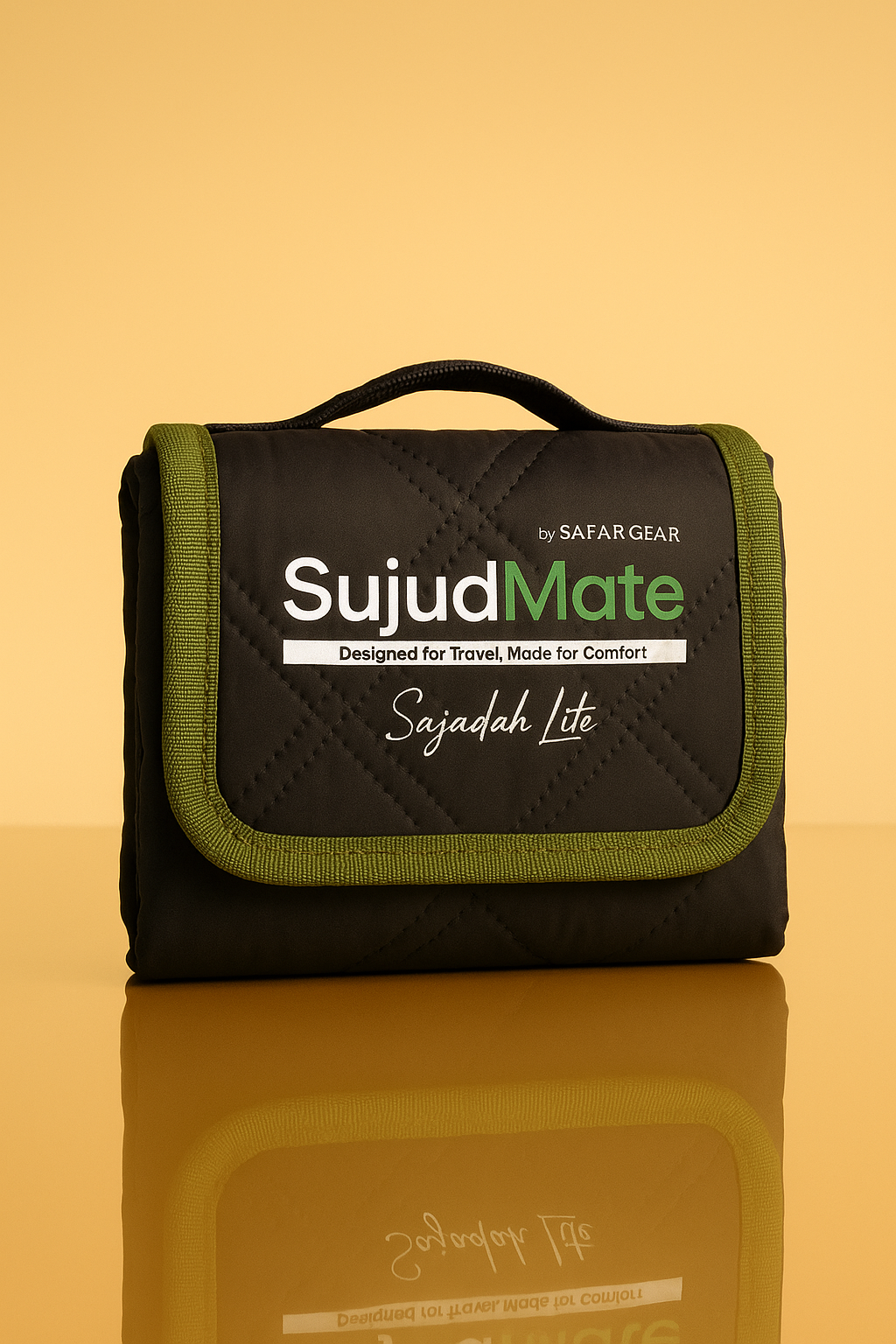 SujudMate Sajadah Lite – Lightweight Foldable Travel Prayer Mat - Designed for Travel, Made for Comfort