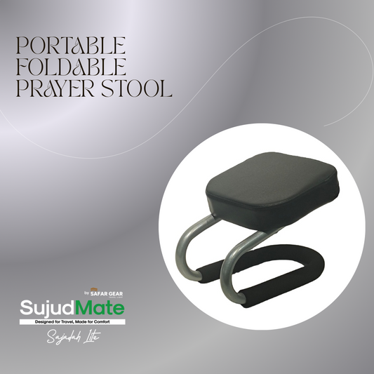 SujudMate SitEasy – Portable Foldable Prayer Stool - Gentle Support for Every Sujud