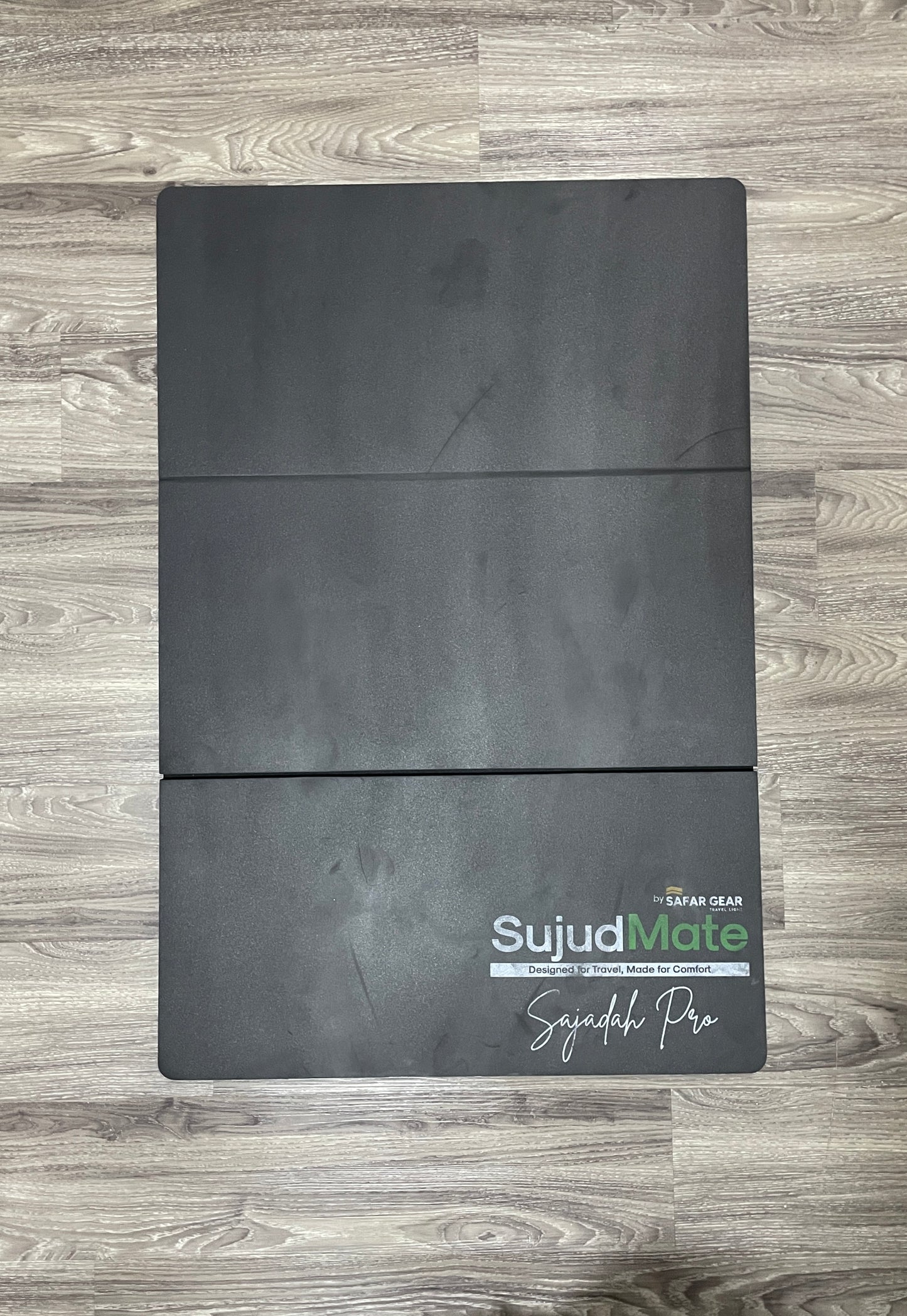 SujudMate Sajadah Pro – Extra Thick 3-Fold Comfort Prayer Mat (Ground-Like Feel)